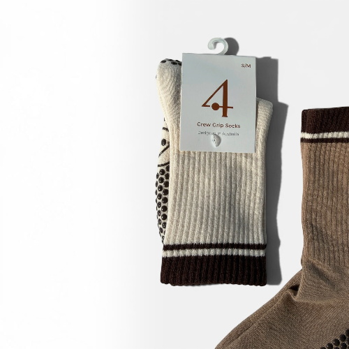Crew Grip Sock - Cream