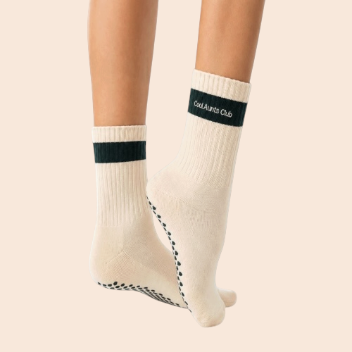 Mid Crew Grip Socks - Cool Aunts Club